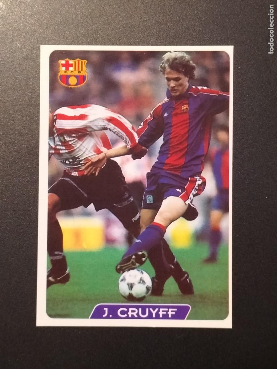 Cromos de f&uacute;tbol: 71 JORDI CRUYFF F.C. BARCELONA CROMOS ALBUM MUNDICROMO LIGA FUTBOL 1995 1996 95 96
