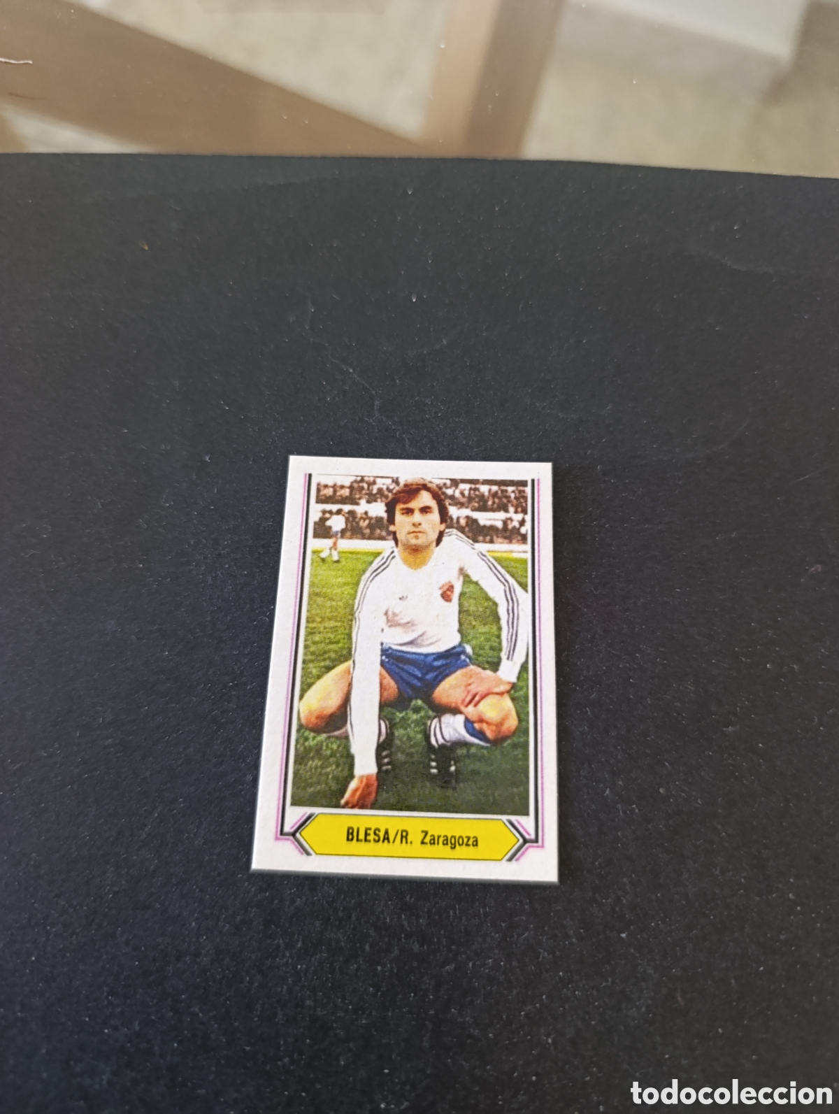 Cromos de f&uacute;tbol: Cromo Blesa Real Zaragoza Liga Este 80 81, ampliaci&oacute;n de la colecci&oacute;n.