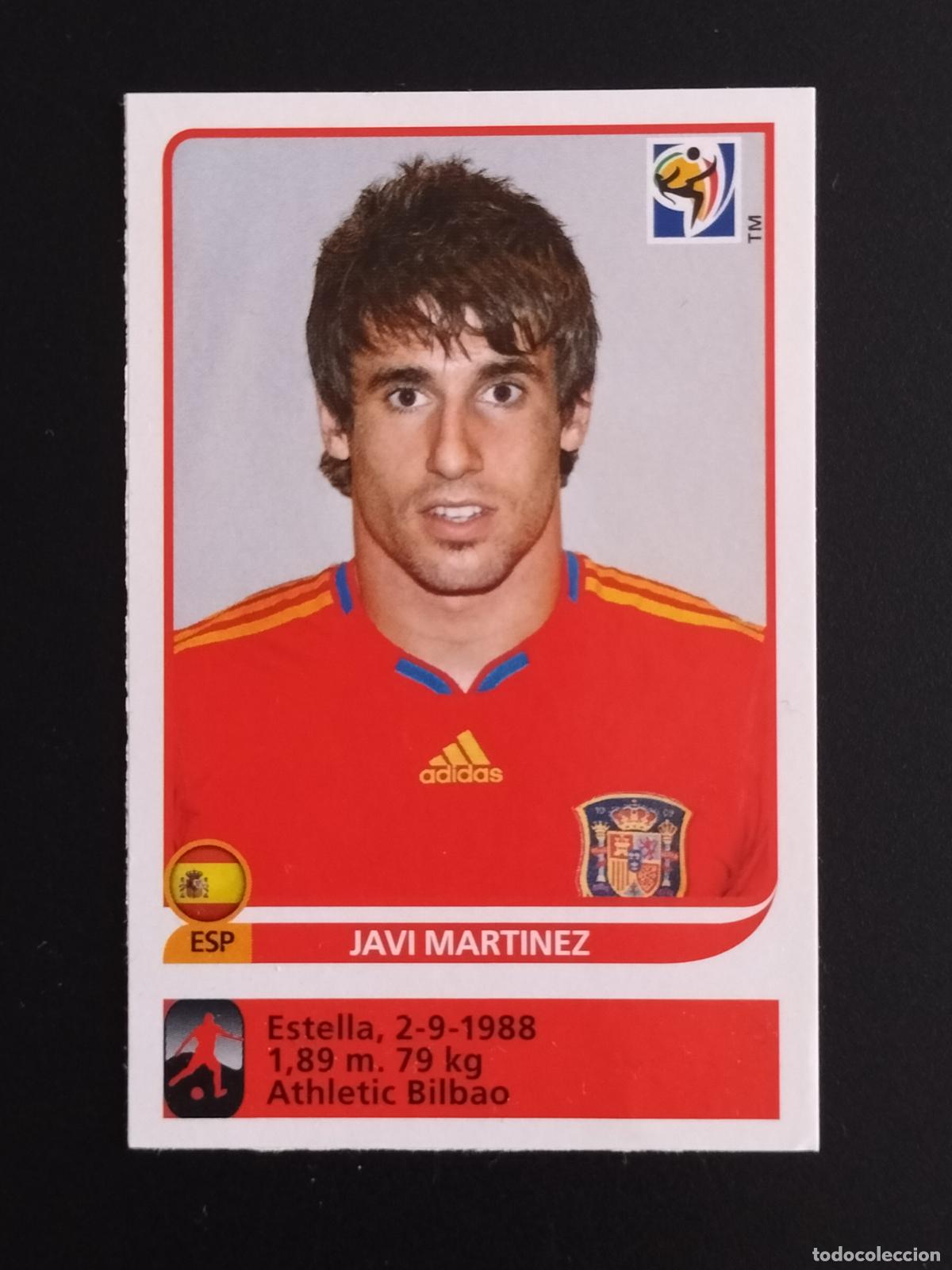 Cromos de f&uacute;tbol: EXTRA JAVI MARTINEZ ATHLETIC BILBAO ESPA&Ntilde;A CROMOS MUNDIAL SOUTH AFRICA 2010 FIFA WORLD CUP