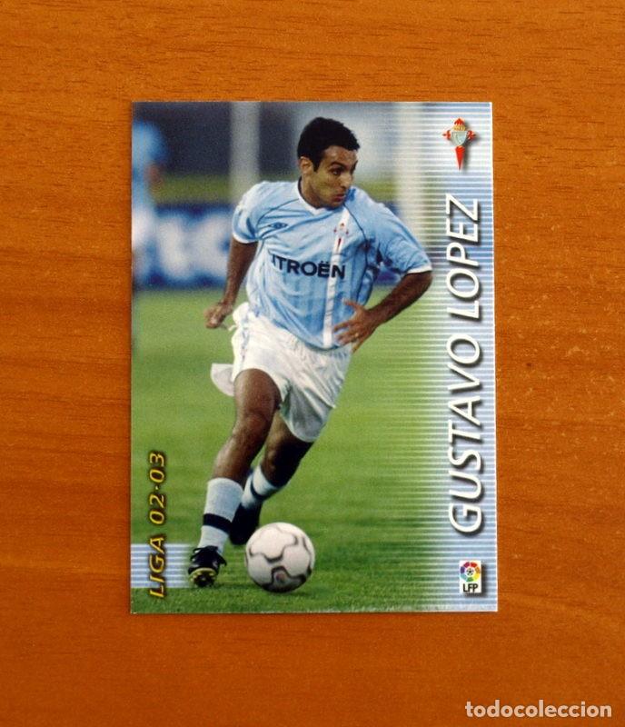Cromos de f&uacute;tbol: Celta de Vigo -N&ordm; 104 Gustavo L&oacute;pez -Mega Fichas Liga 2002-2003-02-03 -Megafichas Panini Sports