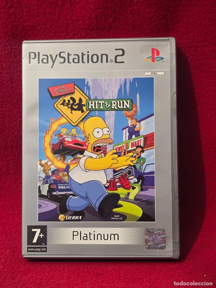 Cromos de f&uacute;tbol: JUEGO DE PlayStation 2 , PS2 HIT & RUN .THE DIMPSONS.