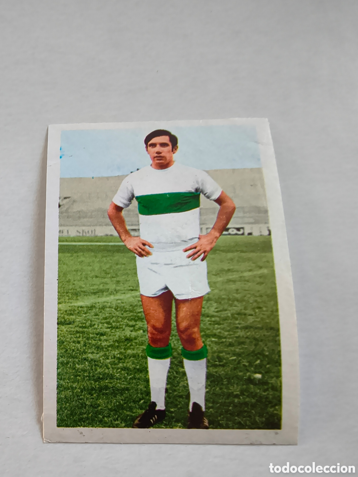 Cromos de f&uacute;tbol: Antonio Asensi, Elche C.F. 1968 1969, editorial Fher, despegado.