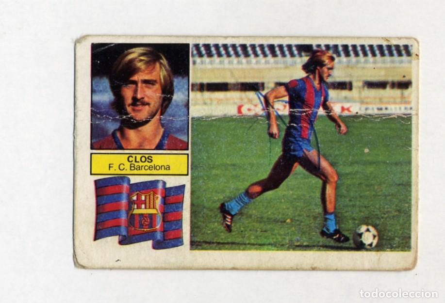 Cromos de f&uacute;tbol: LIGA ESTE 82 83 1982 1983 CLOS (Barcelona) COLOCA - DESPEGADO