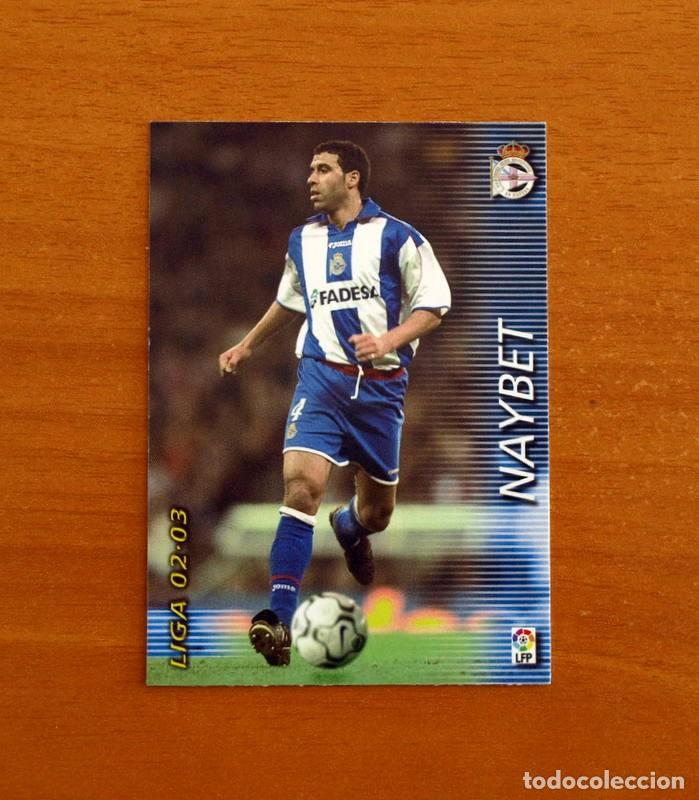 Cromos de f&uacute;tbol: Deportivo La Coru&ntilde;a -N&ordm; 112 Naybet -Mega Fichas Liga 2002-2003-02-03 -Megafichas Panini Sports