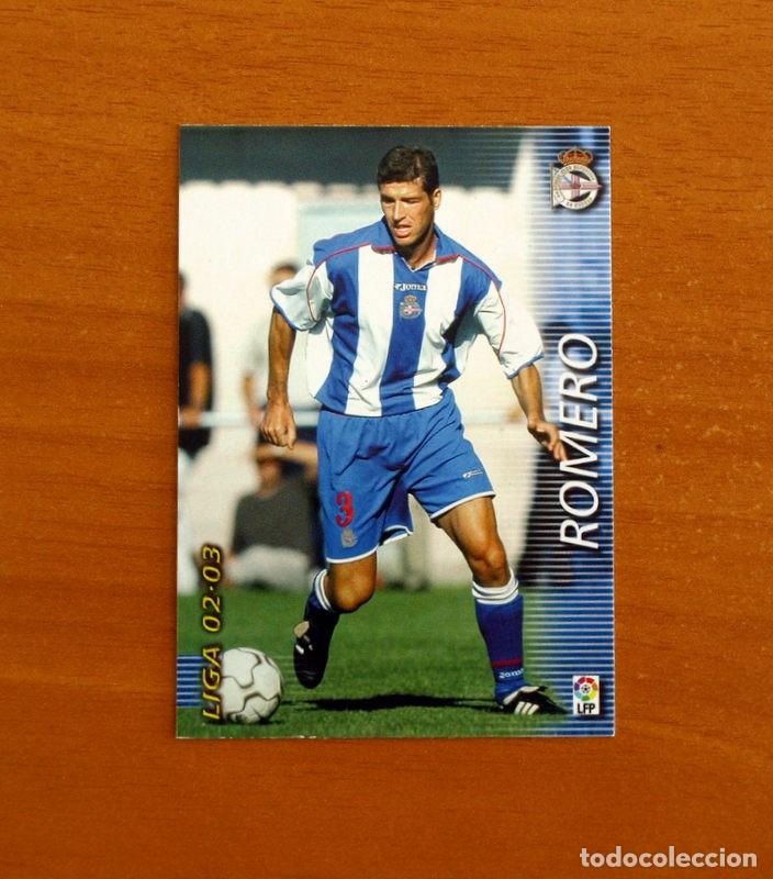 Cromos de f&uacute;tbol: Deportivo La Coru&ntilde;a -N&ordm; 115 Romero -Mega Fichas Liga 2002-2003-02-03 -Megafichas Panini Sports