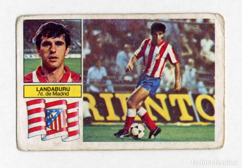 Cromos de f&uacute;tbol: LIGA ESTE 82 83 1982 1983 FICHAJE 3 LAND&Aacute;BURU versi&oacute;n 2 - SIN PEGAR