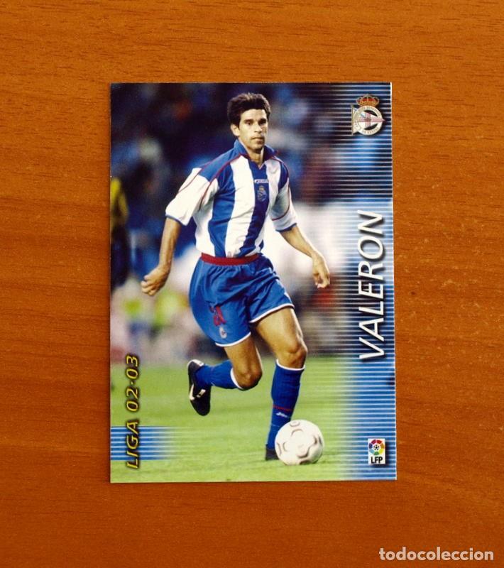Cromos de f&uacute;tbol: Deportivo La Coru&ntilde;a -N&ordm; 123 Valer&oacute;n -Mega Fichas Liga 2002-2003-02-03 -Megafichas Panini Sports