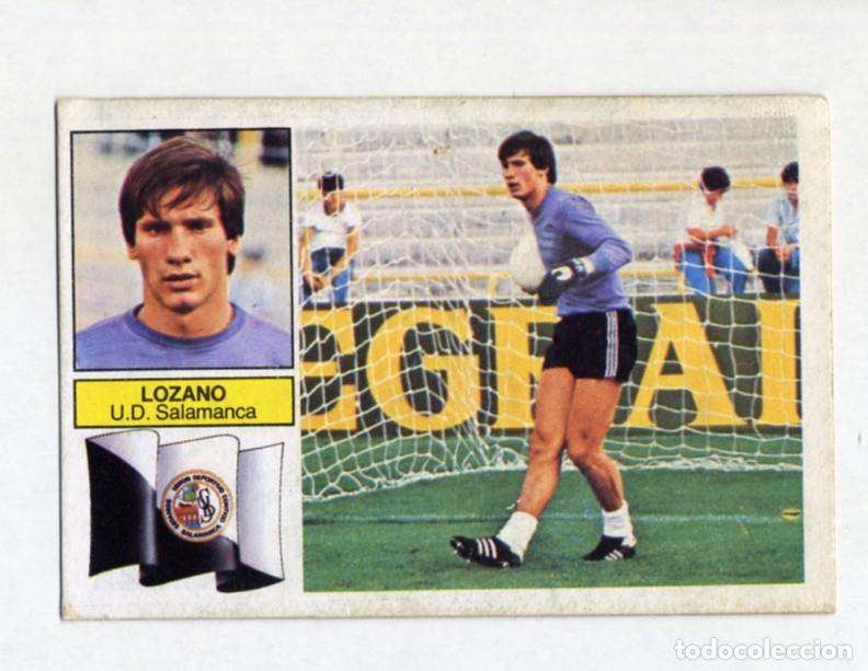 Cromos de f&uacute;tbol: LIGA ESTE 82 83 1982 1983 FICHAJE 5bis LOZANO - CON LIGERAS MARCAS DE DESPEGADO