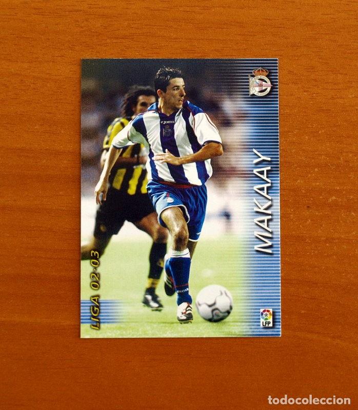 Cromos de f&uacute;tbol: Deportivo La Coru&ntilde;a -N&ordm; 124 Makaay -Mega Fichas Liga 2002-2003-02-03 -Megafichas Panini Sports