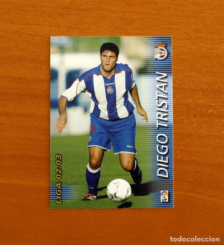 Cromos de f&uacute;tbol: Deportivo La Coru&ntilde;a -N&ordm; 125 Diego Trist&aacute;n-Mega Fichas Liga 2002-2003-02-03 -Megafichas Panini Sports