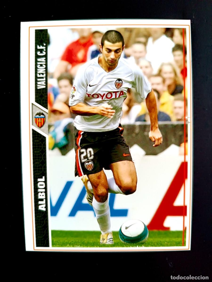 Cromos de f&uacute;tbol: 93 ALBIOL - VALENCIA C.F. - MUNDICROMO 2008
