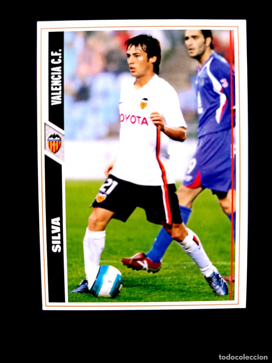 Cromos de f&uacute;tbol: 101 DAVID SILVA - VALENCIA C.F. - MUNDICROMO 2008