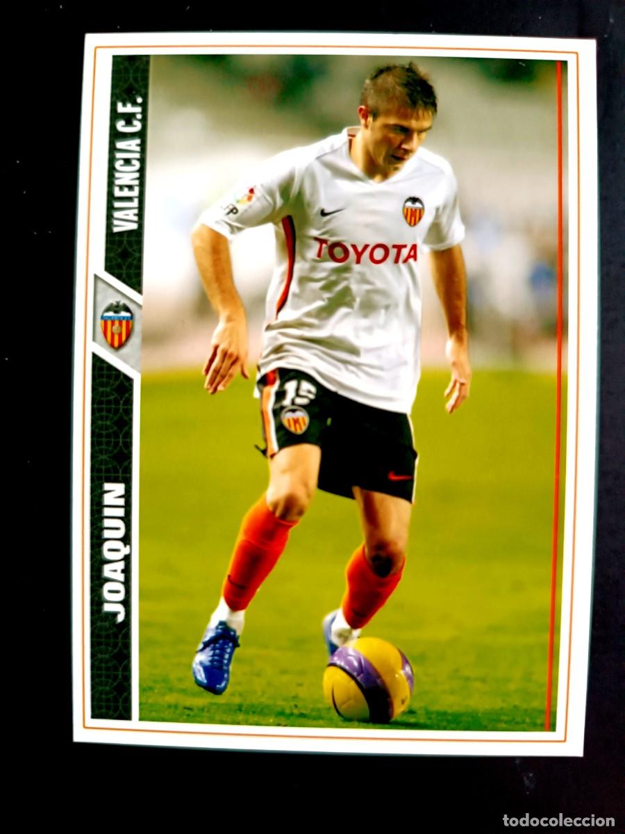 Cromos de f&uacute;tbol: 102 JOAQU&Iacute;N - VALENCIA C.F. - MUNDICROMO 2008