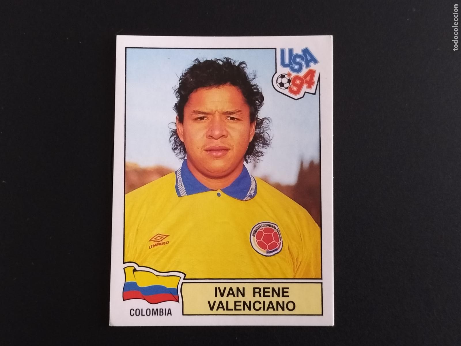 Cromos de f&uacute;tbol: 69 IVAN RENE VALENCIANO COLOMBIA CROMOS ALBUM WORLD CUP MUNDIAL FUTBOL USA 94 U.S.A. 1994