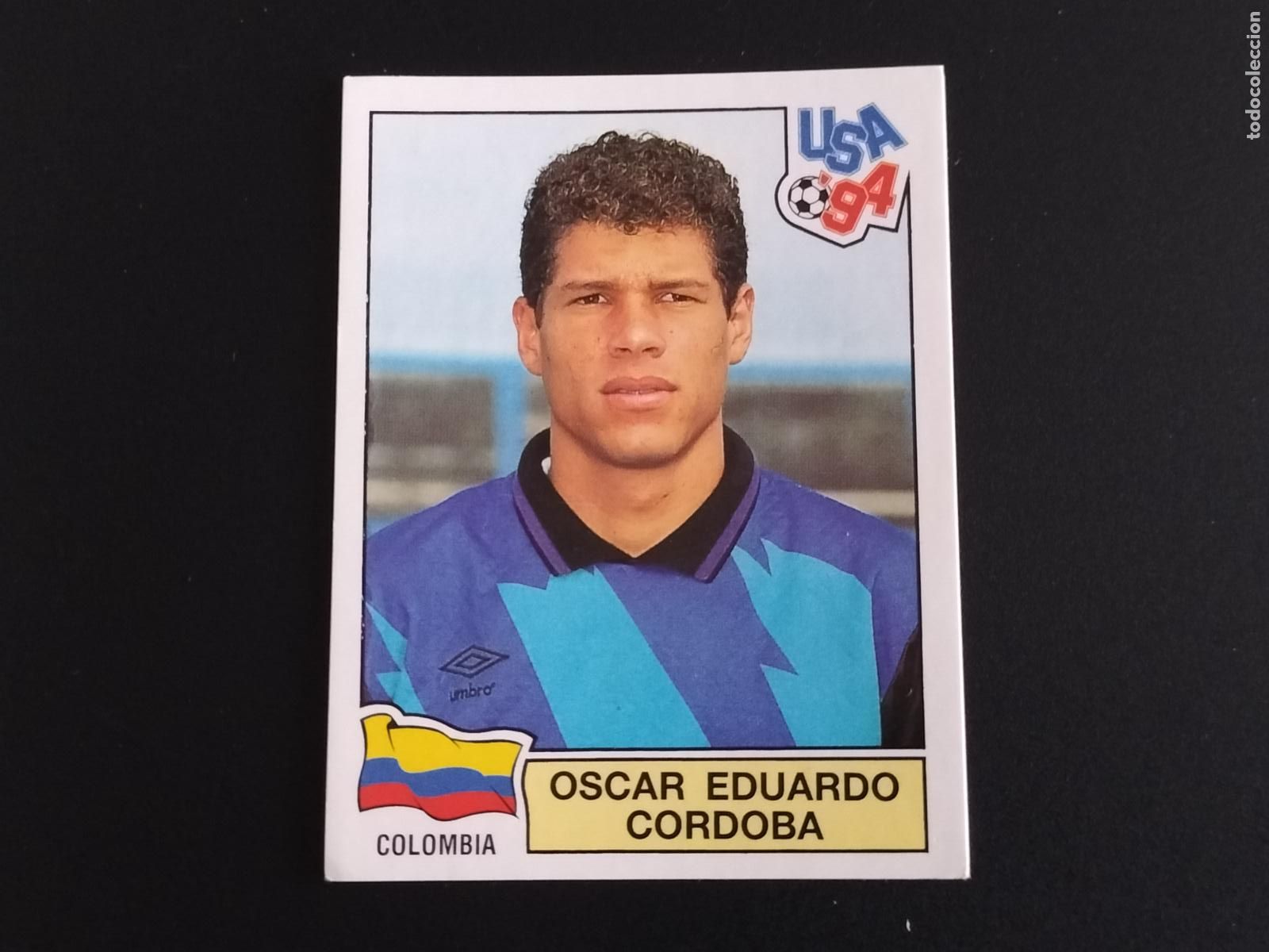 Cromos de f&uacute;tbol: 54 OSCAR EDUARDO CORDOBA COLOMBIA CROMOS ALBUM WORLD CUP MUNDIAL FUTBOL USA 94 U.S.A. 1994
