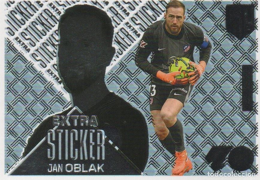 Cromos de f&uacute;tbol: Cromo Extra Sticker Plata Oblak Liga 26/27