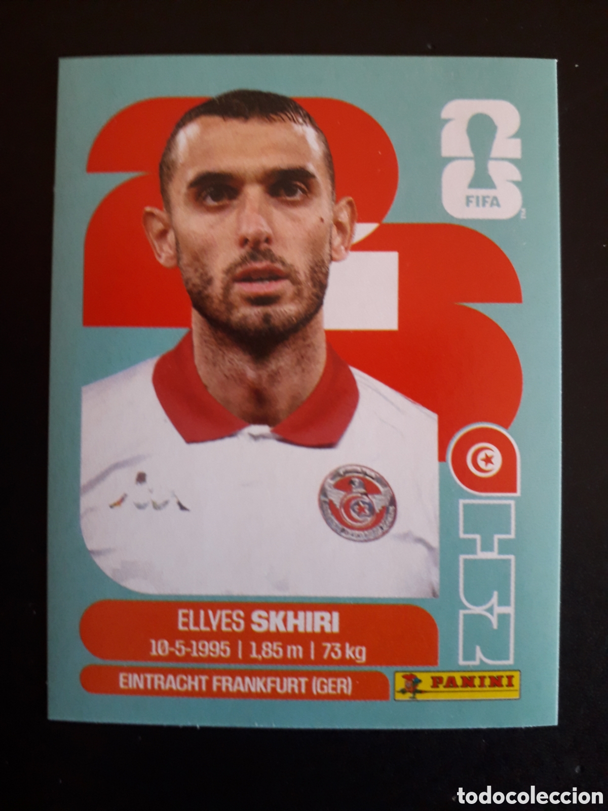 Cromos de f&uacute;tbol: SKHIRI T&Uacute;NEZ TUN 9 MUNDIAL F&Uacute;TBOL 2026 FIFA WORLD CUP PANINI SIN PEGAR PEDIDO M&Iacute;NIMO 3&euro;