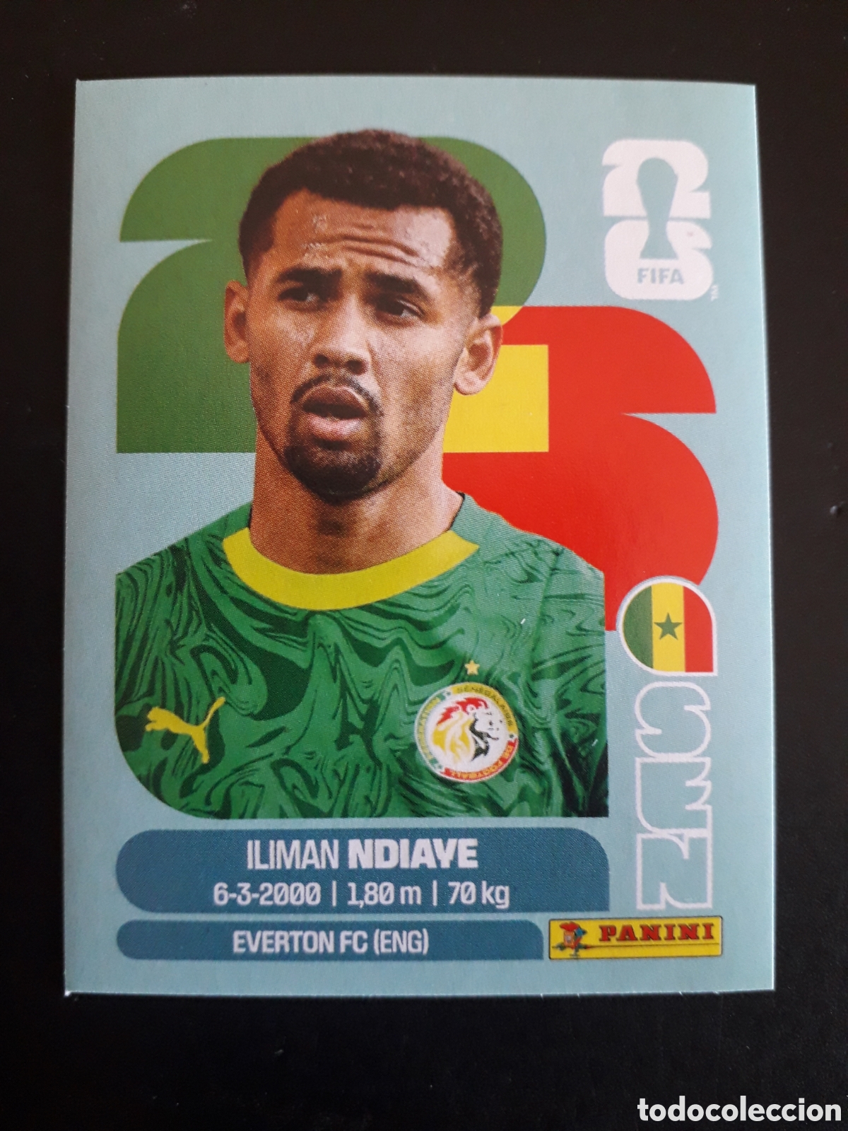 Cromos de f&uacute;tbol: NDIAVE SENEGAL SEN 18 MUNDIAL F&Uacute;TBOL 2026 FIFA WORLD CUP PANINI SIN PEGAR PEDIDO M&Iacute;NIMO 3&euro;