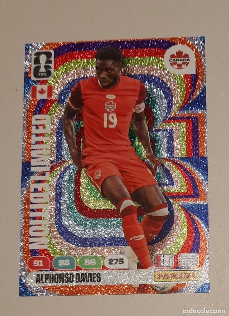 Cromos de f&uacute;tbol: Alphonso Davies Limited Edition Canada Fifa World Cup 2026