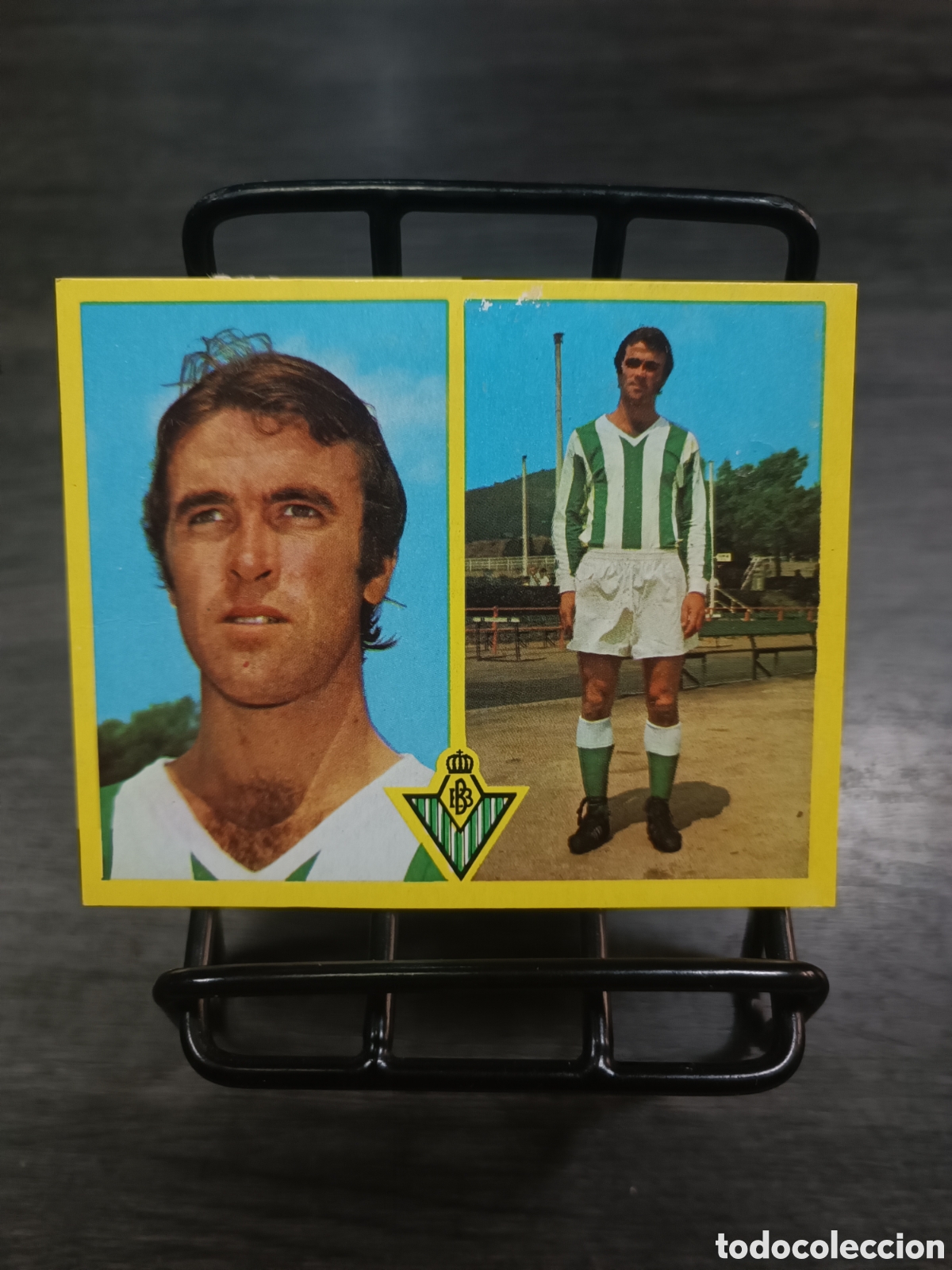 Cromos de f&uacute;tbol: 1972 Liga Este Rosello Betis despegado