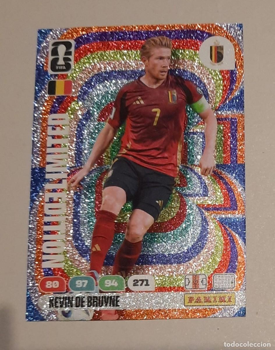 Cromos de f&uacute;tbol: Kevin De Bruyne Limited Edition Belgica Fifa World Cup 2026