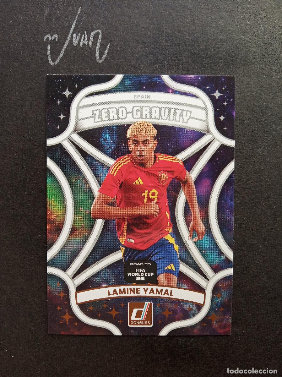 Cromos de Futebol: 10 ZERO GRAVITY LAMINE YAMAL ESPA&Ntilde;A BARCELONA ⚽ PANINI &reg; DONRUSS ROAD FIFA WORLD CUP 2025 2026 25 26