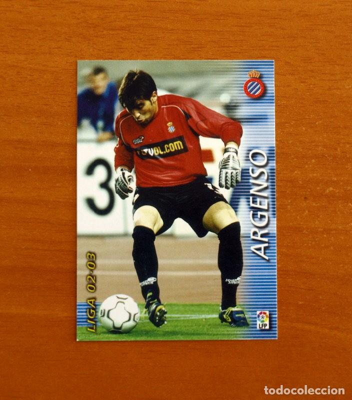 Cromos de Futebol: R.C.D. Espa&ntilde;ol-Espanyol -N&ordm; 128 Argens&oacute; -Mega Fichas Liga 2002-2003-02-03 -Megafichas Panini