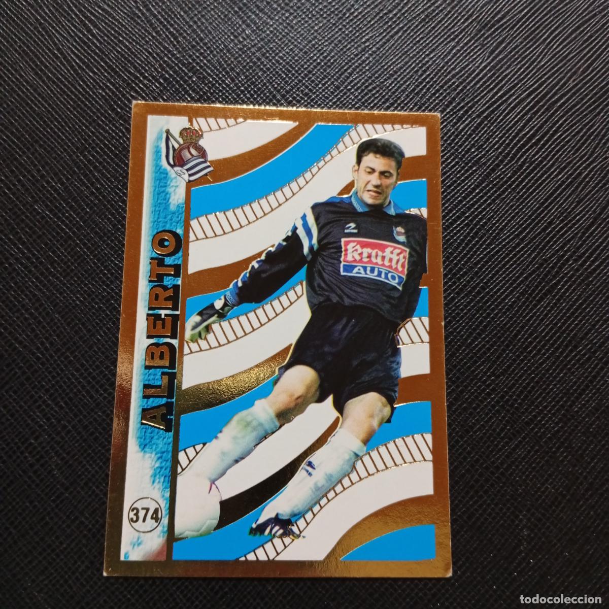 Football Stickers: 374 ALBERTO REAL SOCIEDAD MUNDICROMO 1998 1999 CROMO FUTBOL LIGA 98 99 - A218 PG49