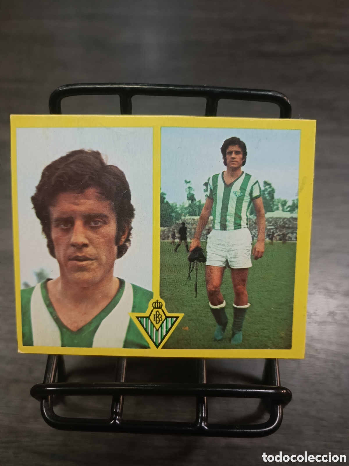 Football Stickers: 1972 Liga este Orife Betis despegado