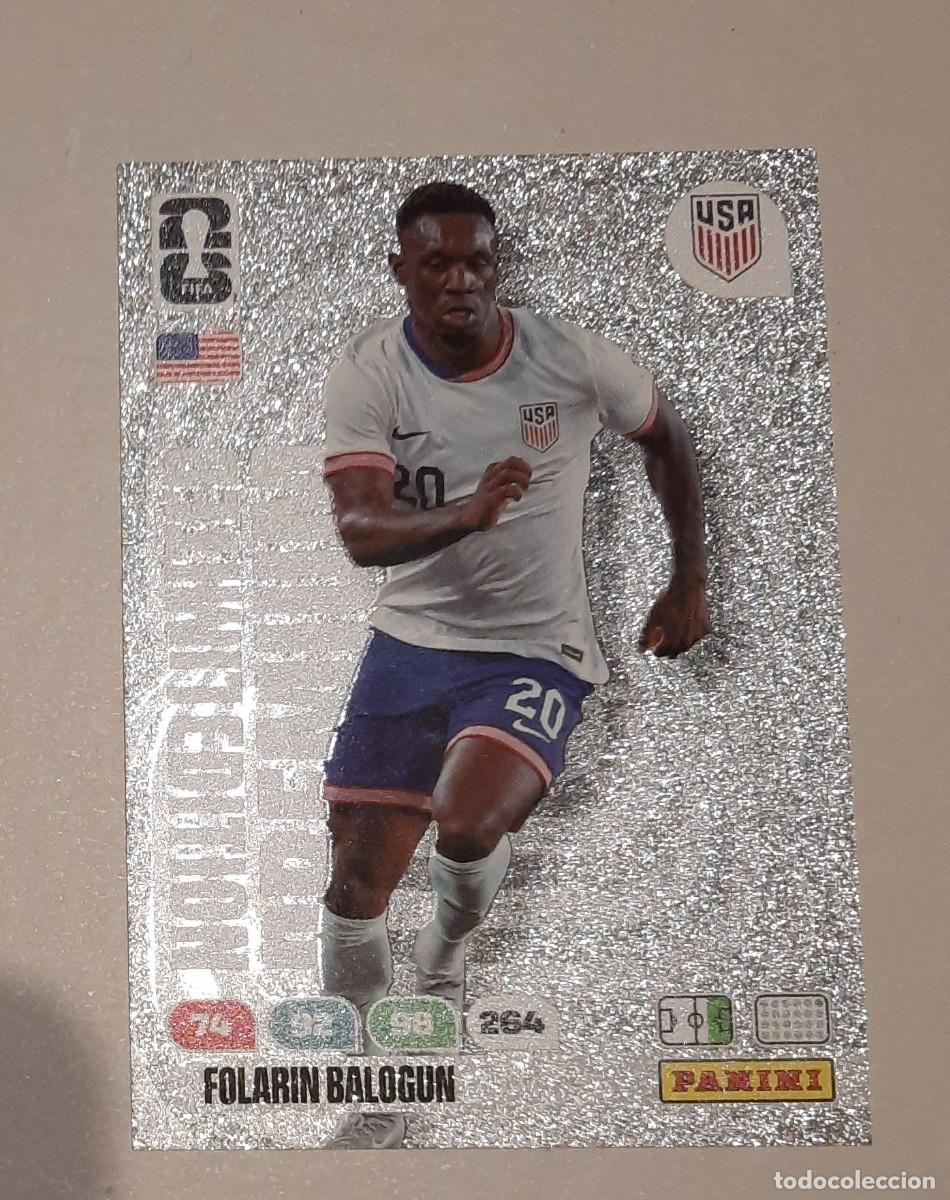 Football Stickers: Folarin Balogun Premium Limited Edition USA Fifa World Cup 2026