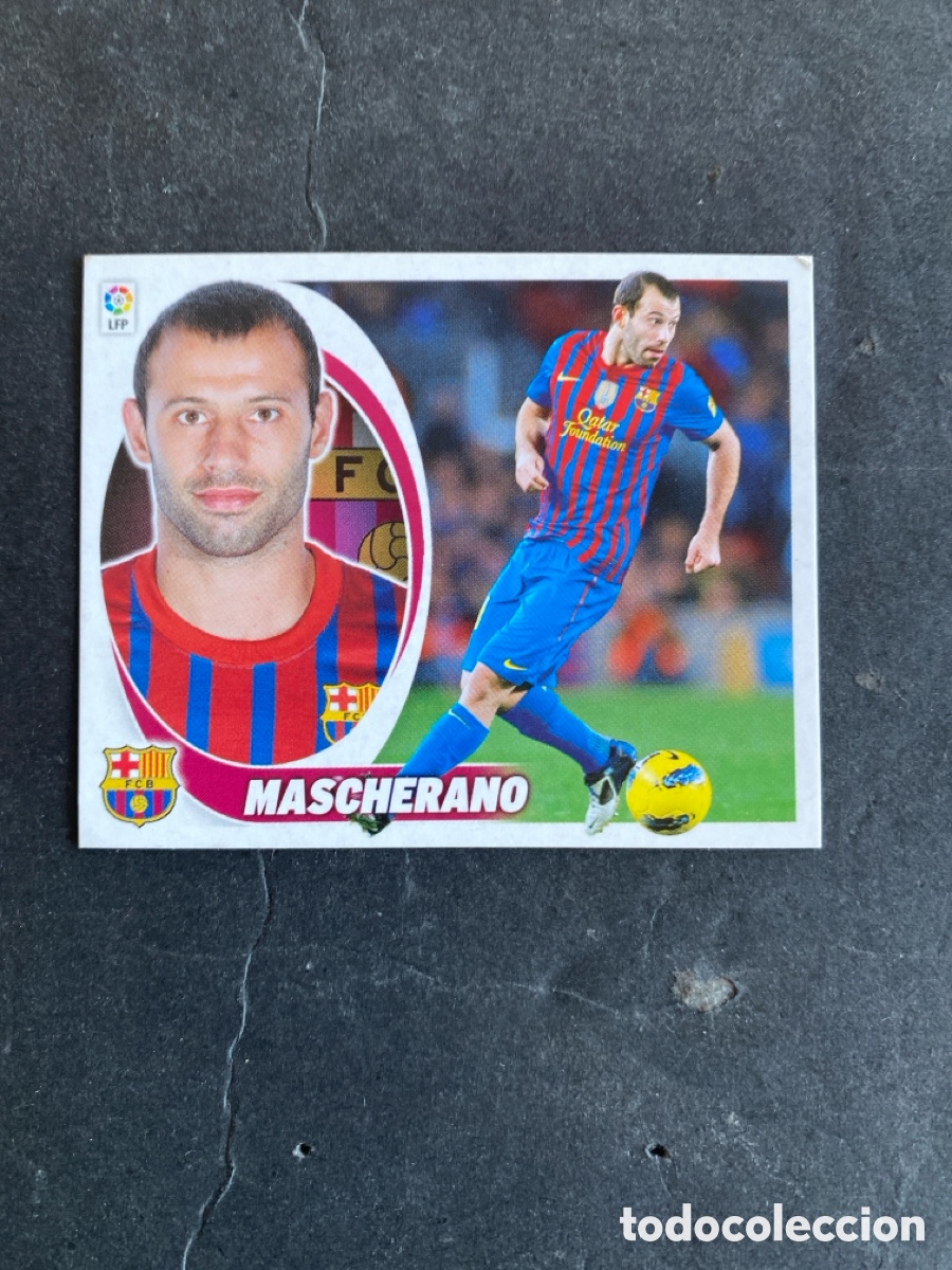 Football Stickers: Cromo liga 12/13 Barcelona N* 6