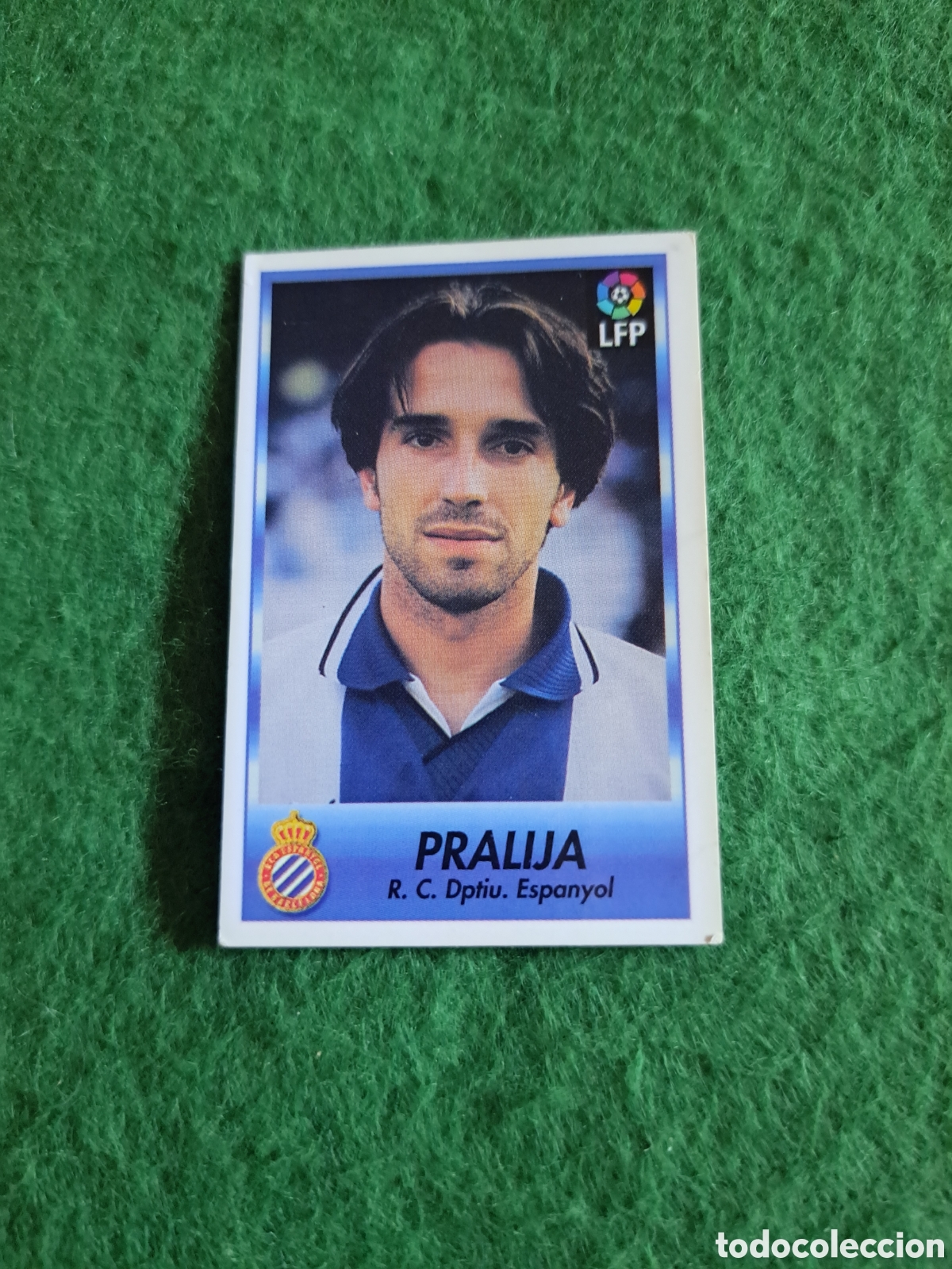 Fu&szlig;ball-Sticker: Pralija. Espayol. N&deg;85. Bollycao Liga 96-97. Sigue la Liga