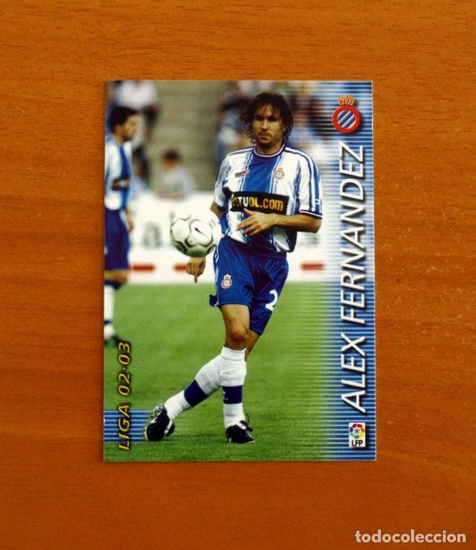 Fu&szlig;ball-Sticker: R.C.D. Espa&ntilde;ol-Espanyol -N&ordm; 138 Alex Fern&aacute;ndez -Mega Fichas Liga 2002-2003-02-03 -Megafichas Panini