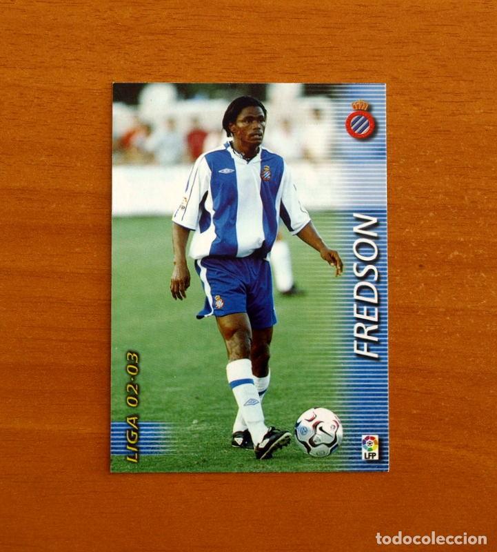 Fu&szlig;ball-Sticker: R.C.D. Espa&ntilde;ol-Espanyol -N&ordm; 139 Fredson -Mega Fichas Liga 2002-2003-02-03 -Megafichas Panini