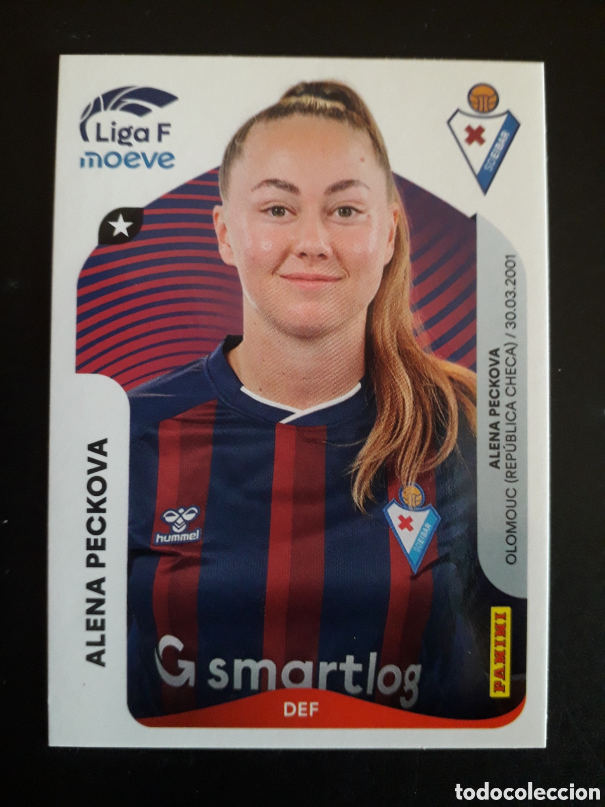 Cromos de f&uacute;tbol: ALENA PECKOVA EIBAR N&deg; 166 A LIGA F FEMENINA 2025 2026 25 26 PANINI SIN PEGAR PEDIDO M&Iacute;NIMO 3&euro;