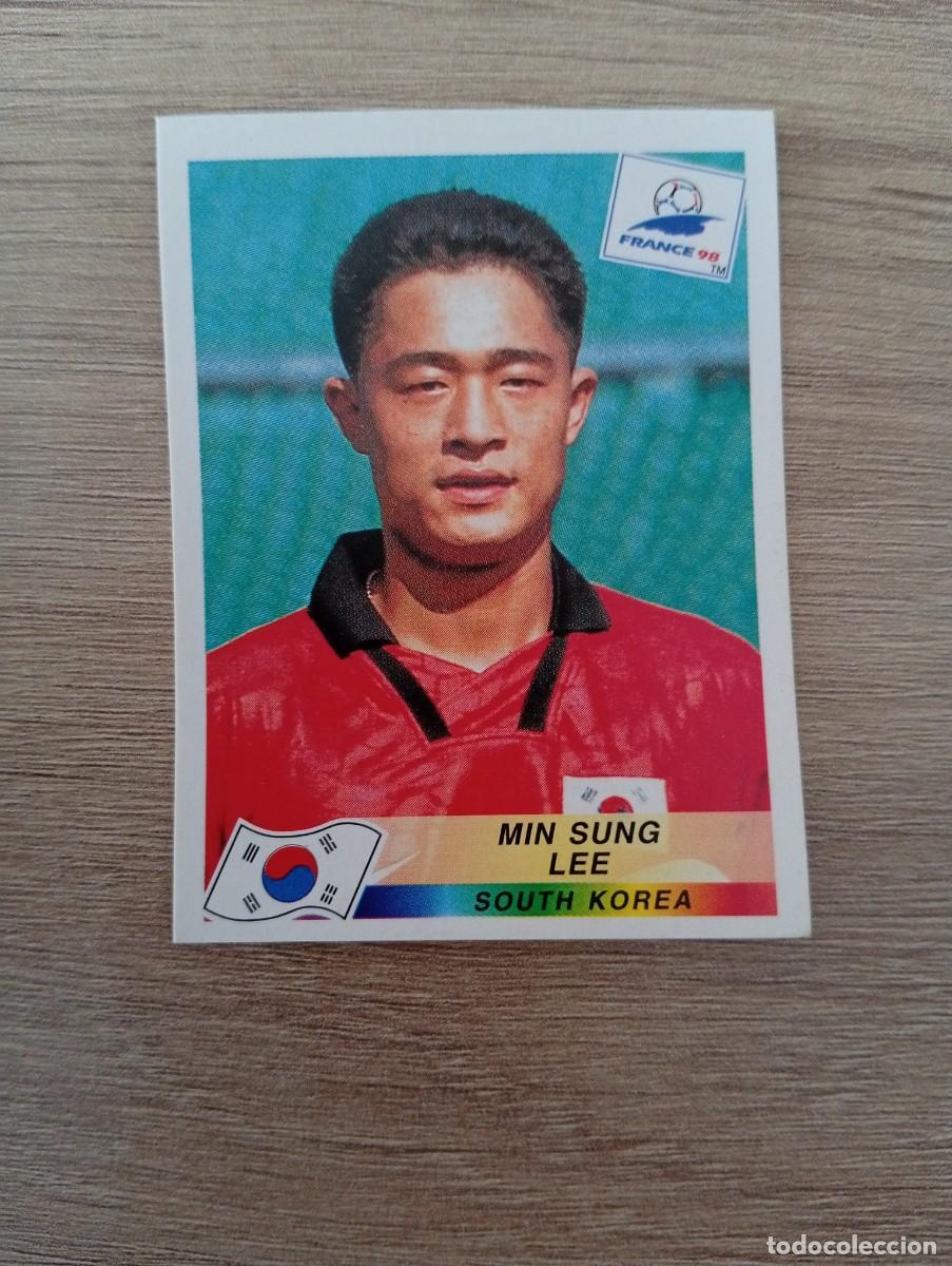 Cromos de f&uacute;tbol: MIN SUNG LEE 340 COREA DEL SUR PANINI FRANCIA 1998 98 SIN PEGAR NUNCA PEGADO