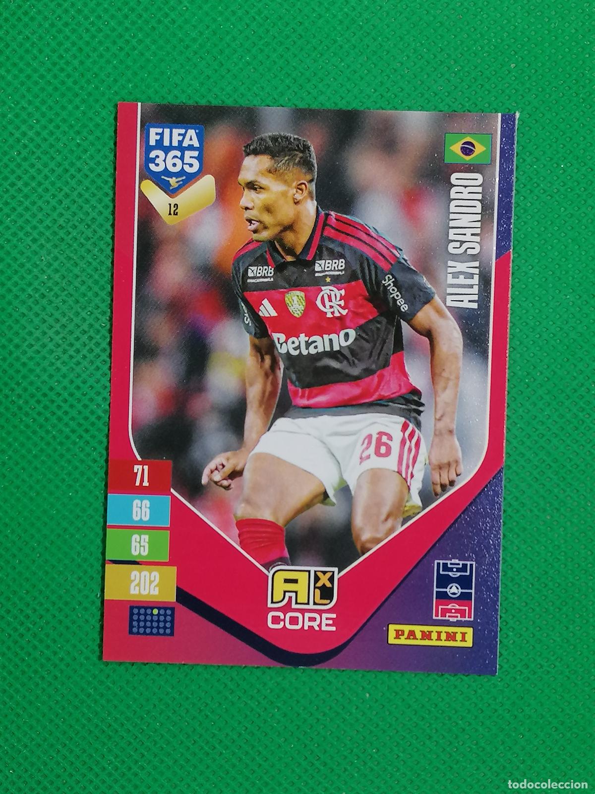 Cromos de f&uacute;tbol: 12 ALEX SANDRO FLAMENGO CORE ⚽ PANINI ADRENALYN XL FIFA 365 26 27 2026 2027 ⚽