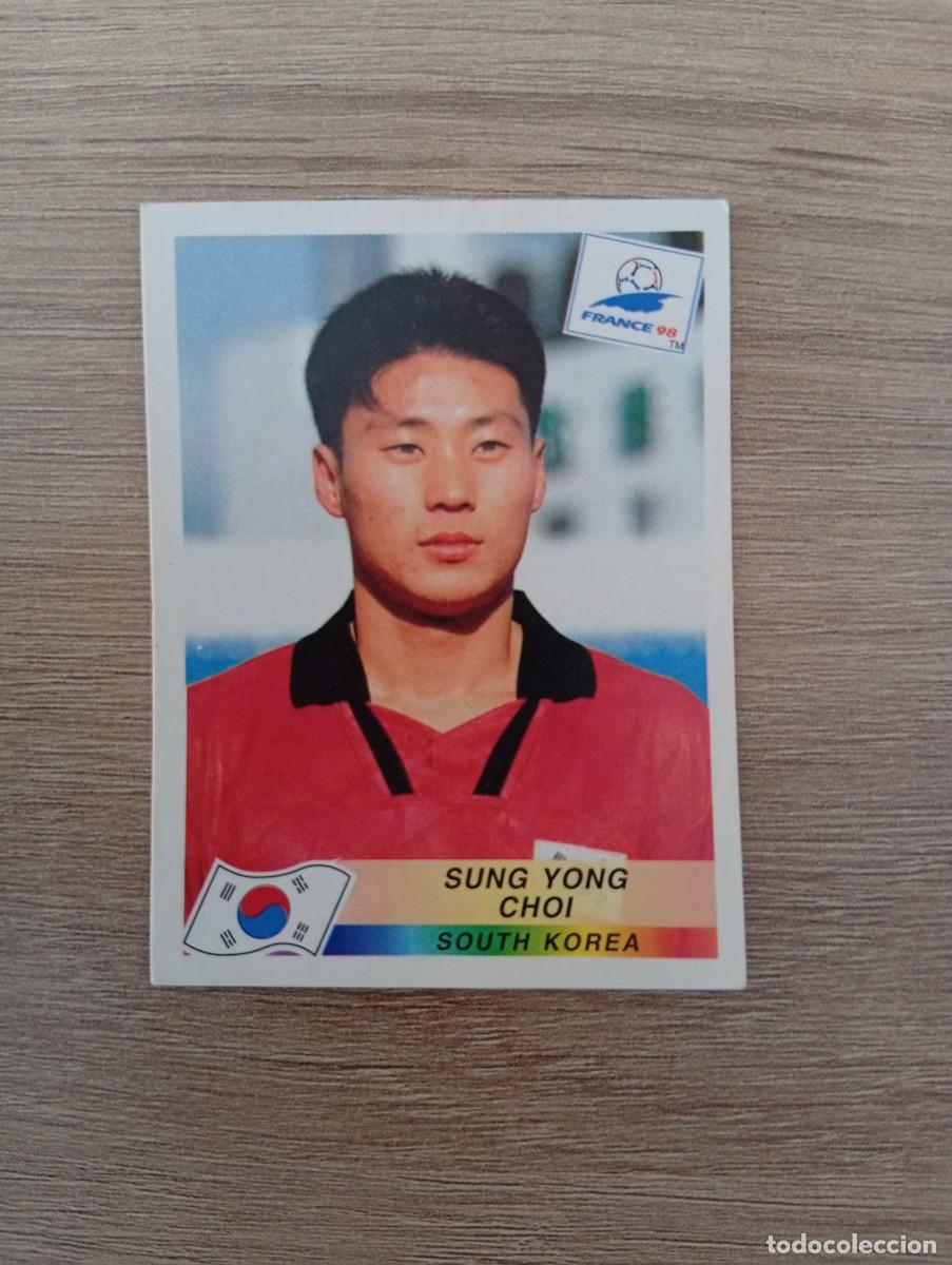 Cromos de f&uacute;tbol: SUNG YONG CHOI 341 COREA DEL SUR PANINI FRANCIA 1998 98 SIN PEGAR NUNCA PEGADO