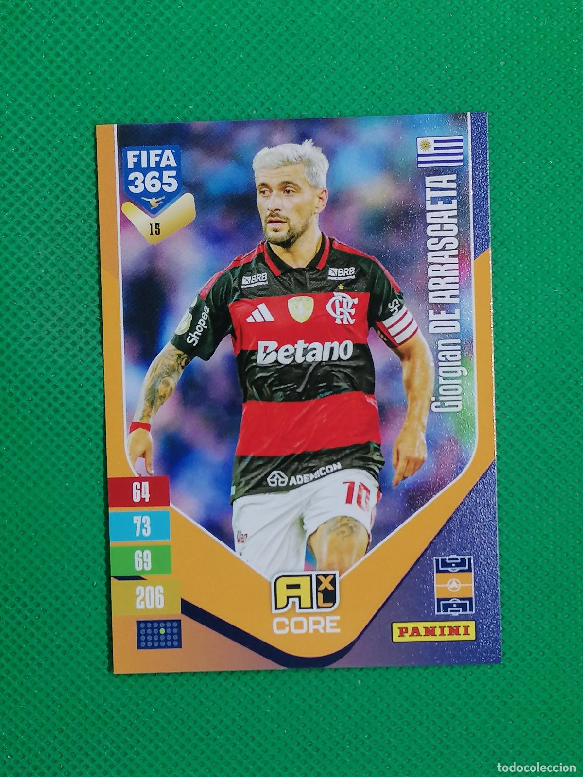 Cromos de f&uacute;tbol: 15 GIORGIAN DE ARRASCAETA FLAMENGO CORE ⚽ PANINI ADRENALYN XL FIFA 365 26 27 2026 2027 ⚽