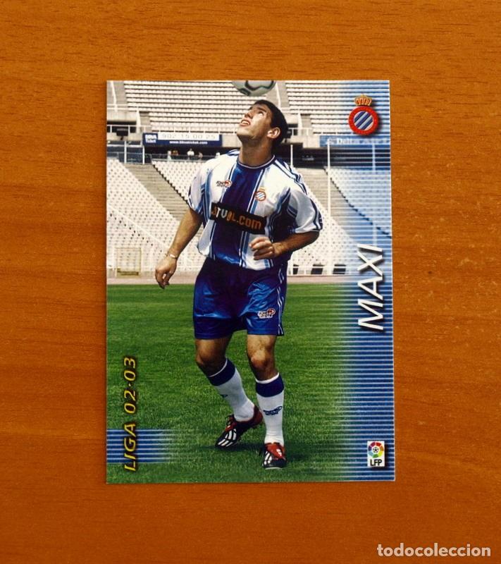 Cromos de f&uacute;tbol: R.C.D. Espa&ntilde;ol-Espanyol -N&ordm; 142 Maxi -Mega Fichas Liga 2002-2003-02-03 -Megafichas Panini