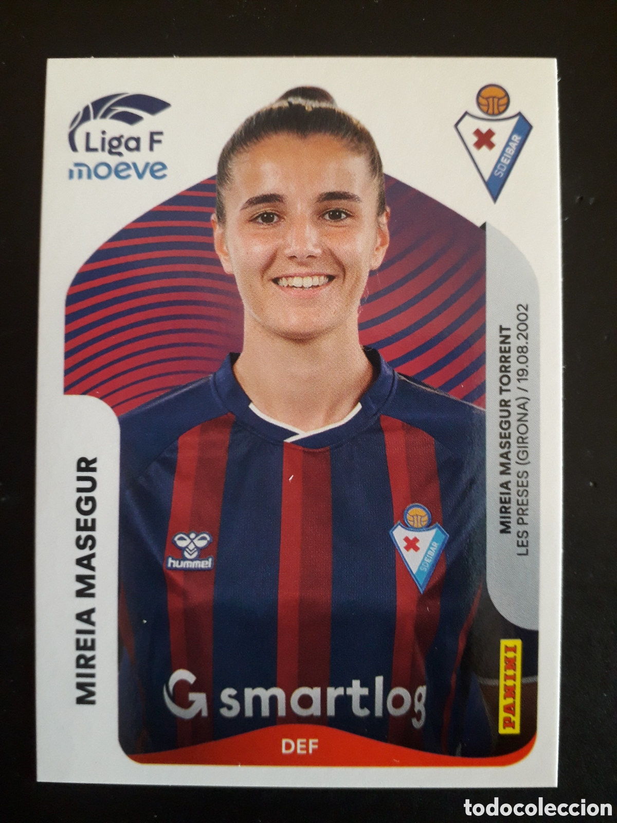Cromos de f&uacute;tbol: MIREIA MASEGUR EIBAR N&deg; 167 LIGA F FEMENINA 2025 2026 25 26 PANINI SIN PEGAR PEDIDO M&Iacute;NIMO 3&euro;