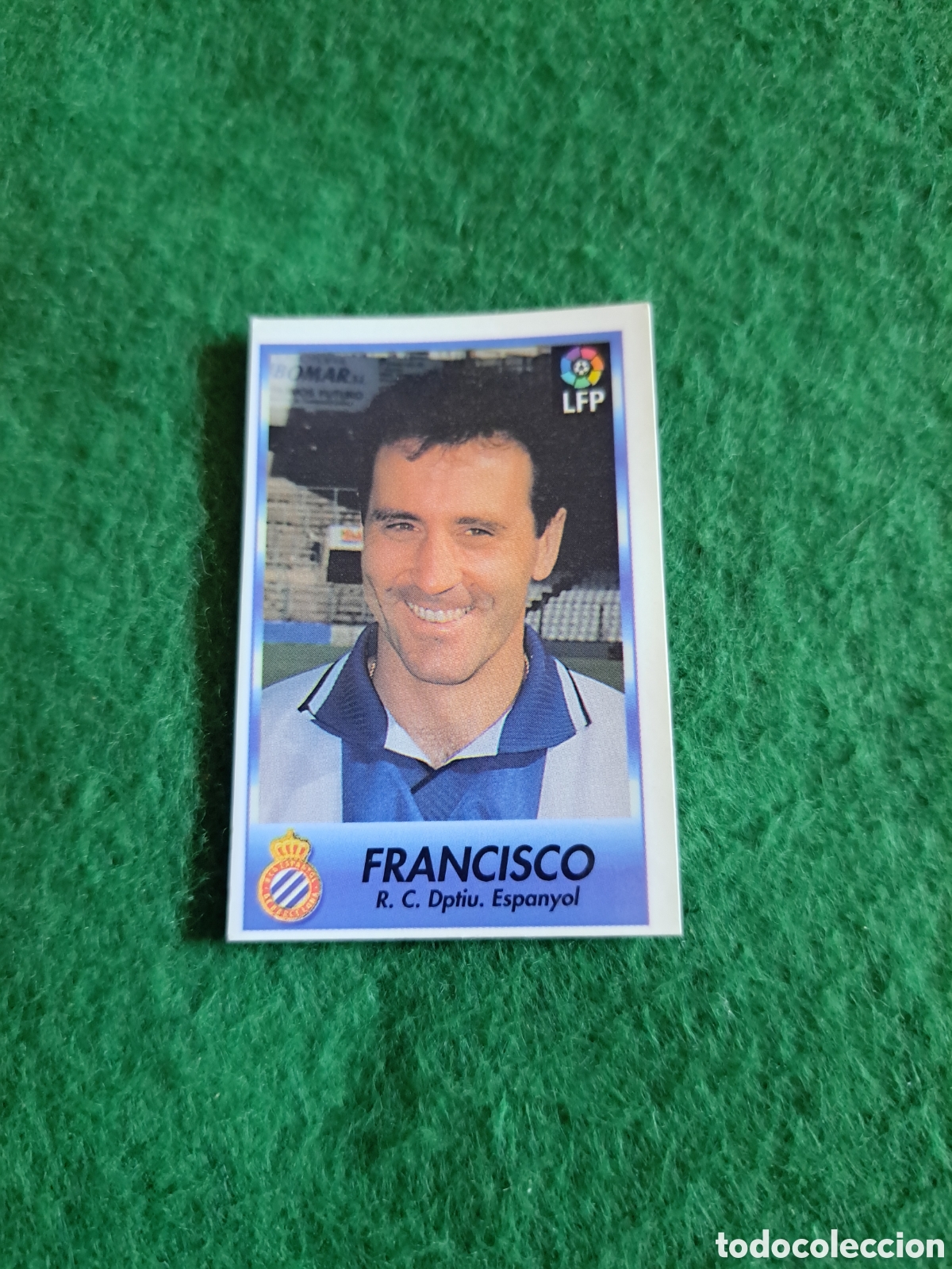 Cromos de f&uacute;tbol: Francisco. Espanyol. N&deg;84. Bollycao Liga 96-97. Sigue la Liga.