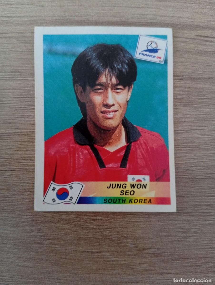 Cromos de f&uacute;tbol: JUNG WON SEO 347 COREA DEL SUR PANINI FRANCIA 1998 98 SIN PEGAR NUNCA PEGADO