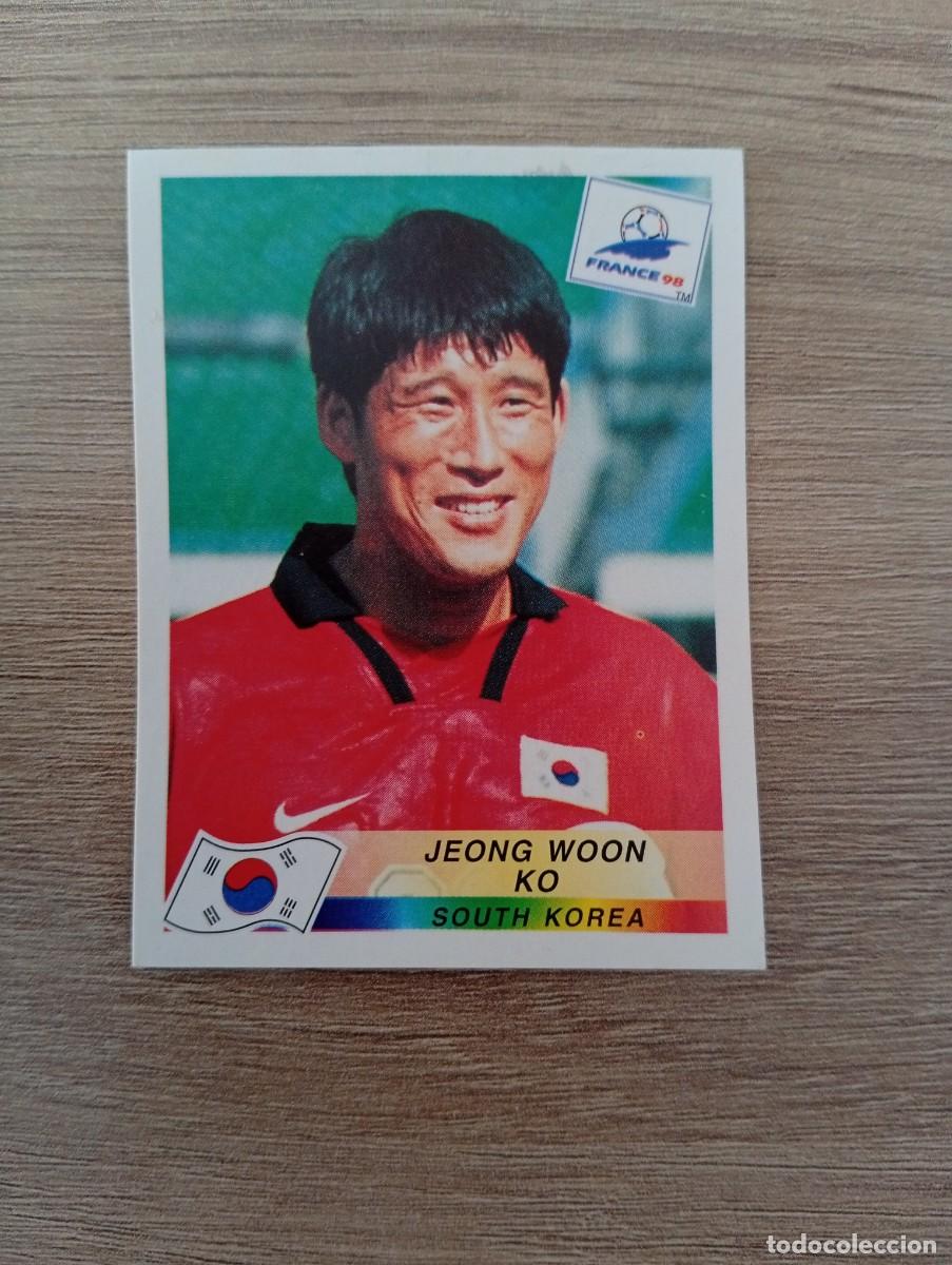 Cromos de f&uacute;tbol: JEONG WOON KO 348 COREA DEL SUR PANINI FRANCIA 1998 98 SIN PEGAR NUNCA PEGADO