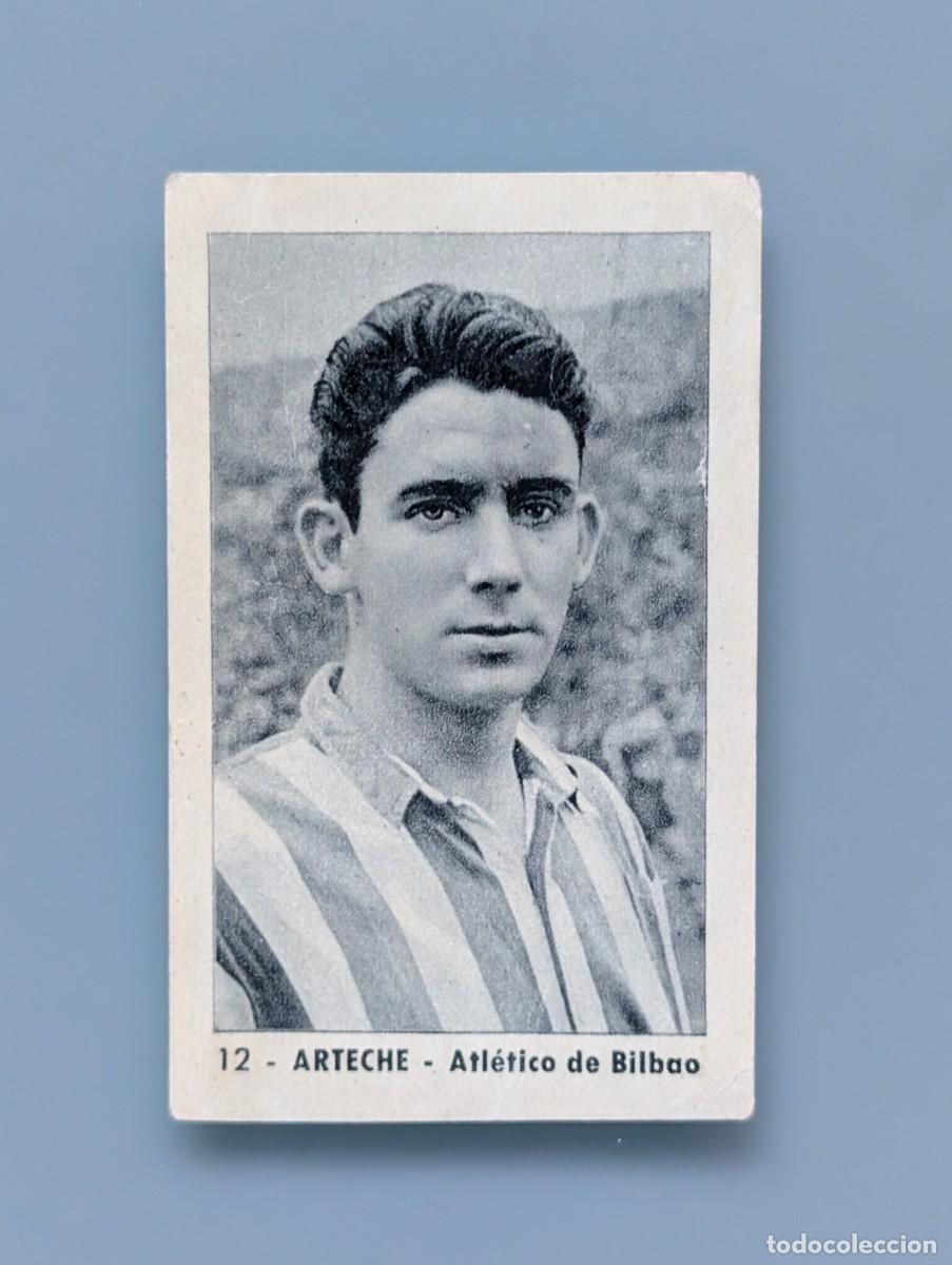 Cromos de f&uacute;tbol: DIFICIL CROMO RARE CARD ARTECHE ATHLETIC ATLETICO BILBAO ED RUIZ ROMERO 1952 1952/53 1953 VIZCAYA