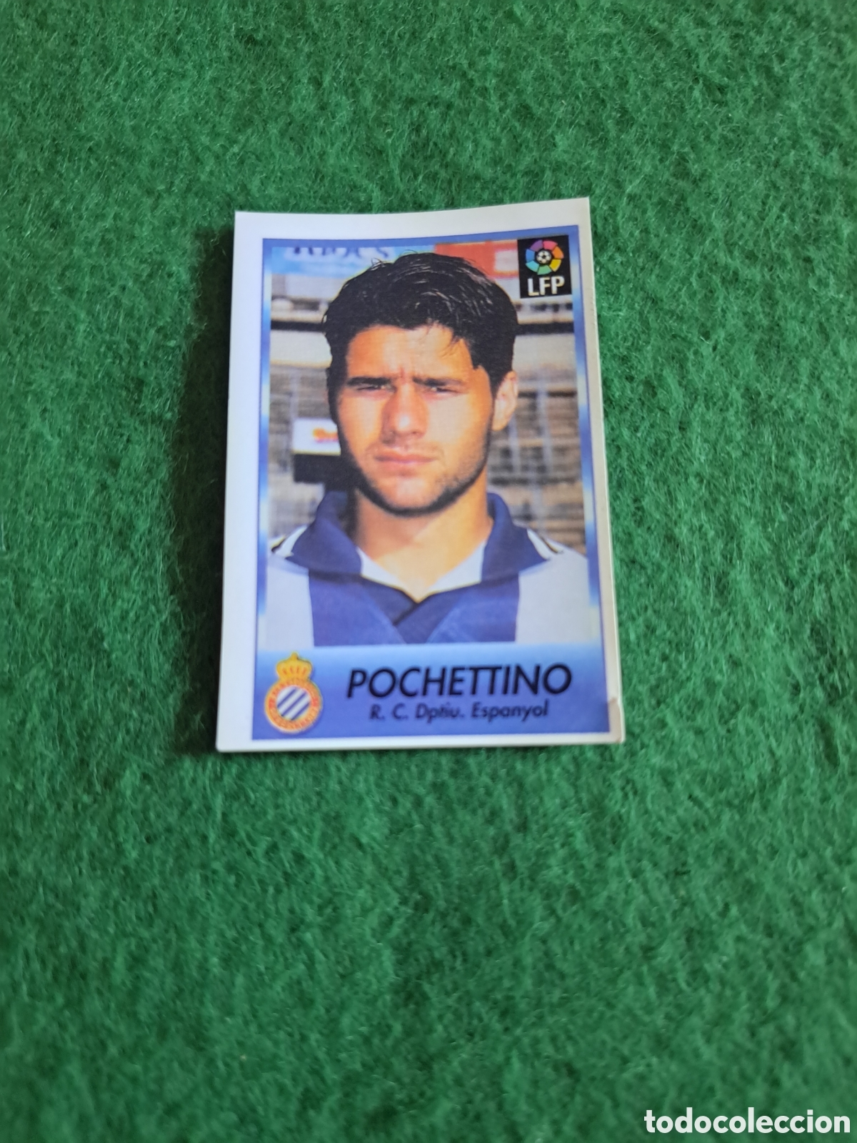 Cromos de f&uacute;tbol: Pochettino. N&deg;83. Espanyol. Bollycao Liga 96-97