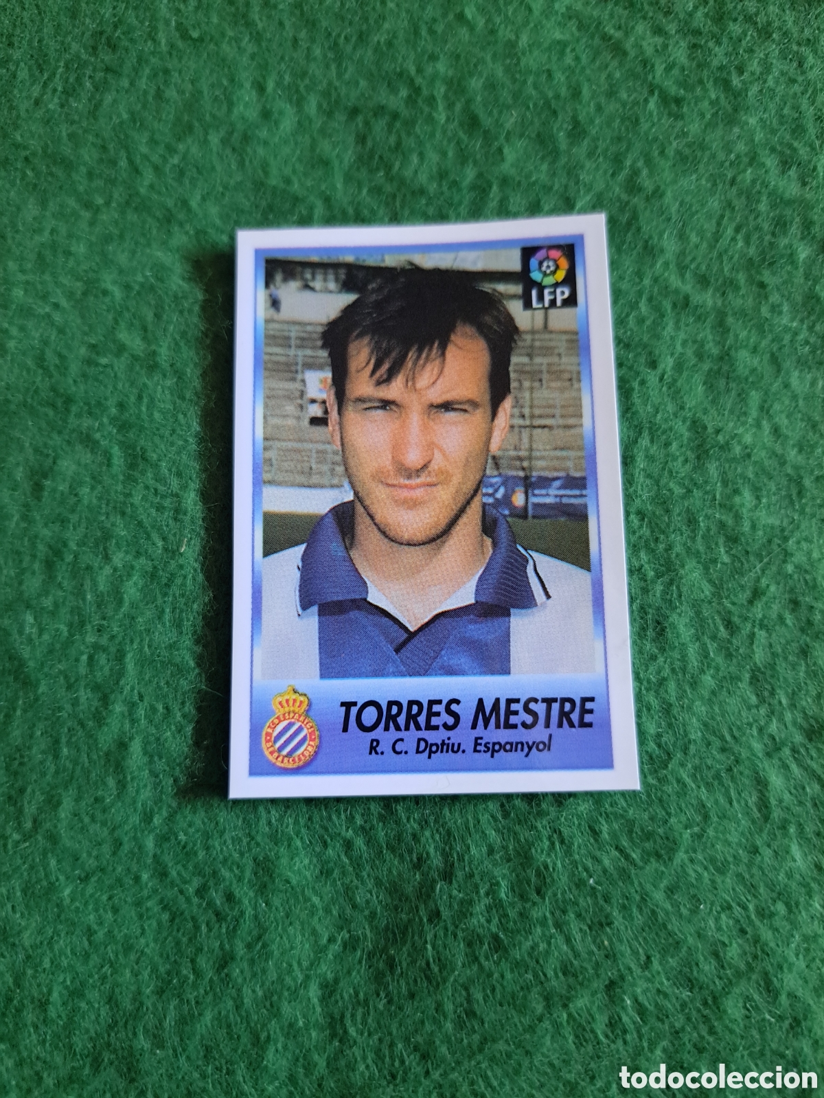 Cromos de f&uacute;tbol: Torres Mestre. N&deg;82. Espanyol. Bollycao Liga 96-97. Sigue la Liga