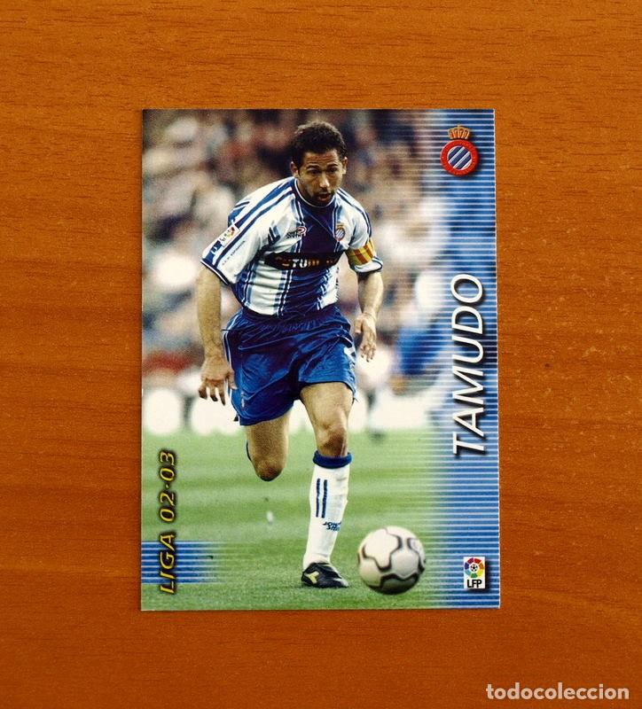 Cromos de f&uacute;tbol: R.C.D. Espa&ntilde;ol-Espanyol -N&ordm; 144 Tamudo -Mega Fichas Liga 2002-2003-02-03 -Megafichas Panini