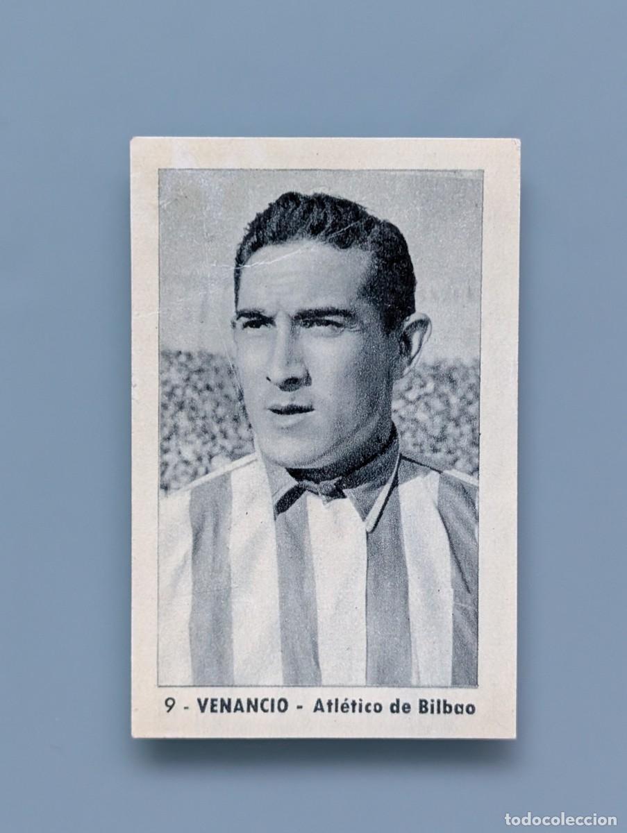 Cromos de f&uacute;tbol: DIFICIL CROMO RARE CARD VENANCIO ATHLETIC ATLETICO BILBAO ED RUIZ ROMERO 1952 1952/53 1953 VIZCAYA
