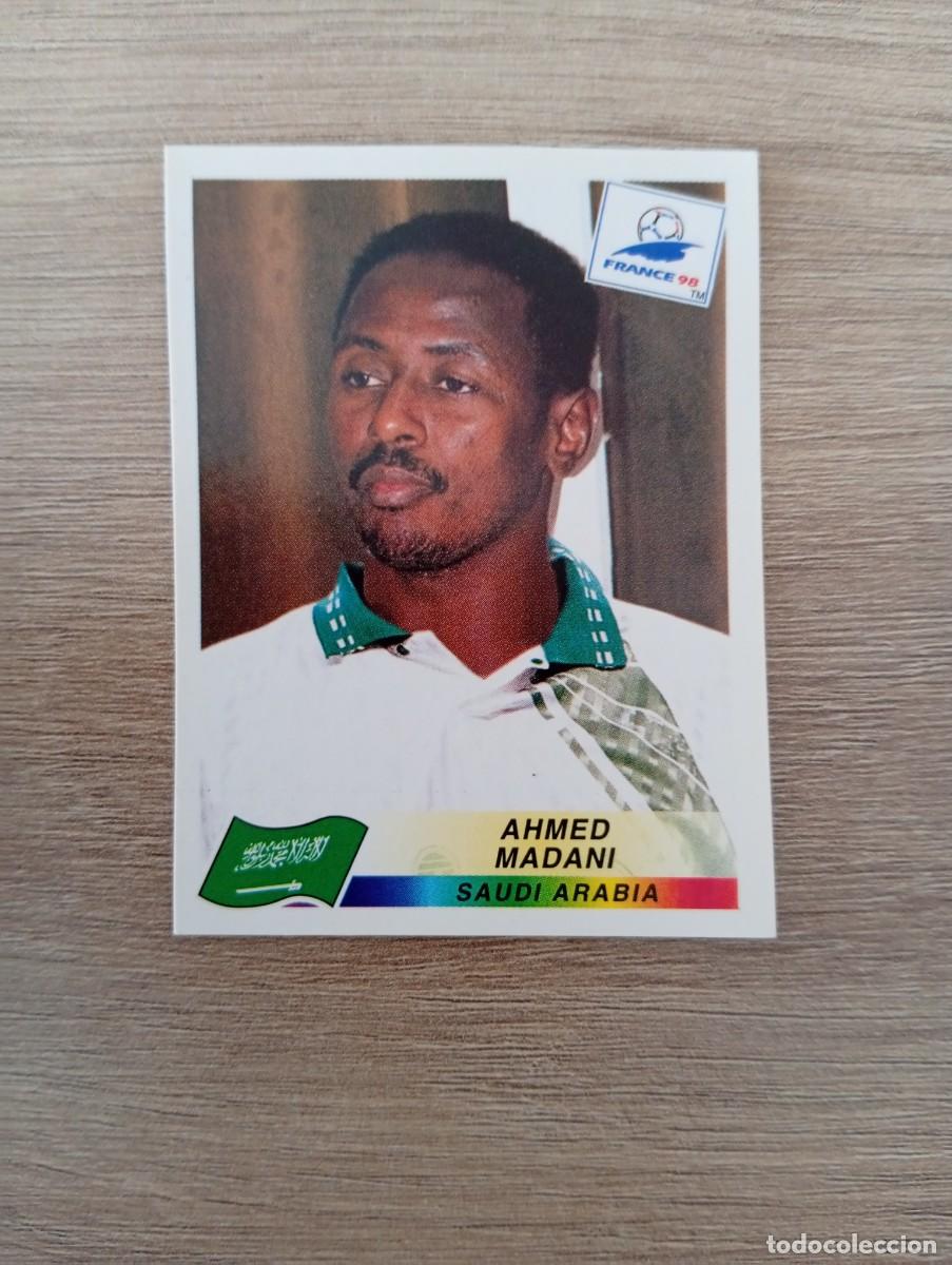 Cromos de f&uacute;tbol: AHMED MADANI 198 ARABIA SAUDI PANINI FRANCIA 1998 98 SIN PEGAR NUNCA PEGADO
